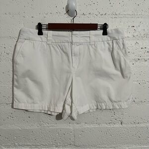 Tommy Hilfiger Womens Shorts 16 White Chino Cotton P15